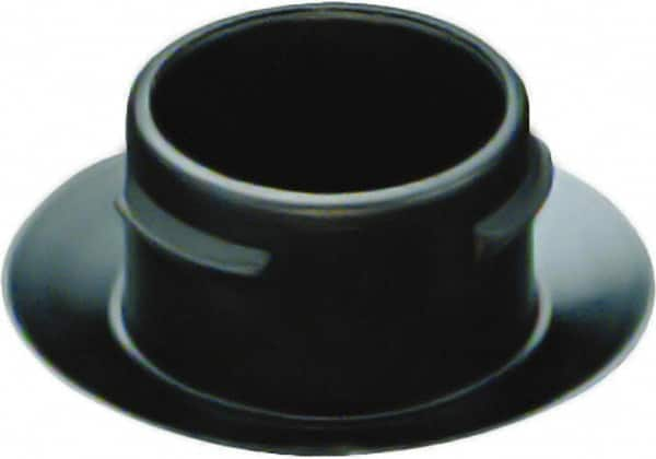 Caplugs - Push-In Finishing Plugfor 1 SAE, 3/4 NPT Thread - 0.918" ID, 1.3 OD, 1/4" Deep, Low-Density Polyethylene, Black - Benchmark Tooling