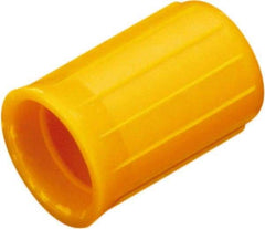 Caplugs - 0.404" ID, Round Head Cap - 1/2" Long, Vinyl, Black - Benchmark Tooling