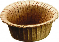 Caplugs - Round Head, Tapered Plug - 0.68" OD, 23/64" Long, Paperboard, Brown - Benchmark Tooling