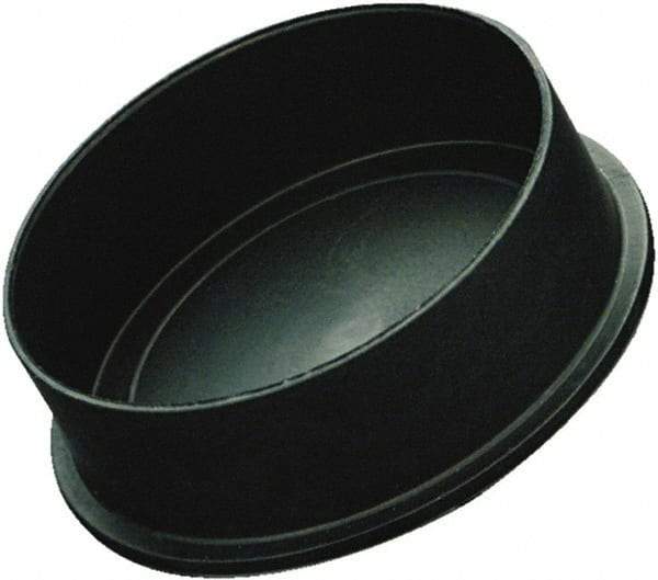 Caplugs - Conductive, Round Head, Static Dissipative Cap - 2.03" OD, 9/16" Long, Polyethylene Copolymer, Black - Benchmark Tooling