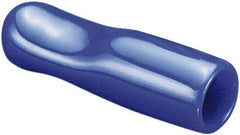 Caplugs - 0.95" ID, Pull-Tab, Round Head Cap - 2-9/64" Long, Vinyl, Black - Benchmark Tooling