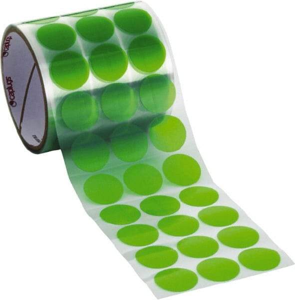 Caplugs - Green Polyester Film High Temperature Masking Tape - Series PC01375, 3.5 mil Thick - Benchmark Tooling