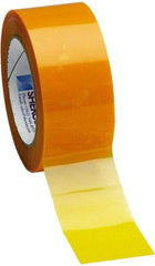 Caplugs - 25mm Wide x 72 Yd Long Yellow Polyester Film High Temperature Masking Tape - Series PC30-25MM, 3.5 mil Thick - Benchmark Tooling