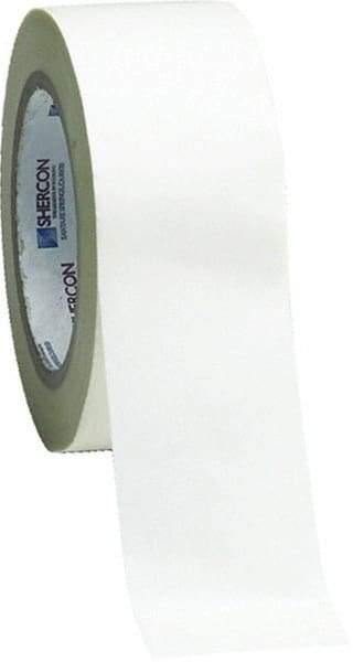 Caplugs - 10mm Wide x 33 m Long White Glass Cloth High Temperature Masking Tape - Series PC19810MM, 7.5 mil Thick - Benchmark Tooling