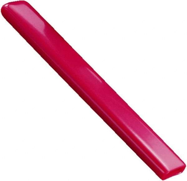 Caplugs - 1/4" x 5/8" x 5/8", Rectangular Head Finishing Cap/Grip - 1" Long, Vinyl, Red - Benchmark Tooling