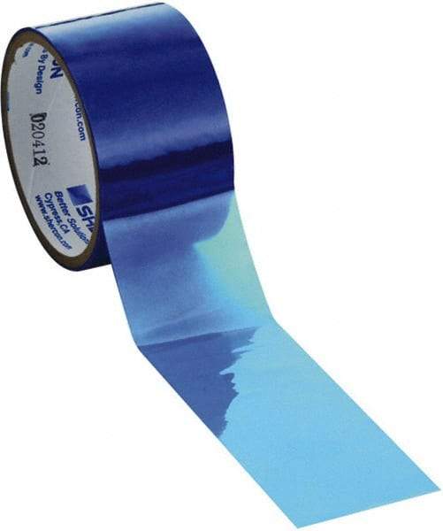 Caplugs - 80mm Wide x 66 m Long Blue Polyester Film High Temperature Masking Tape - Series PC9080MM, 3 mil Thick - Benchmark Tooling