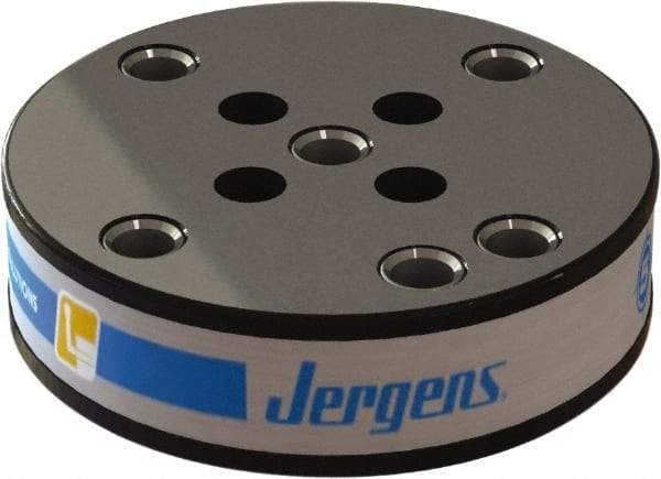 Jergens - 130mm Long x 130mm Wide x 35mm High Steel Fixture Plate - 35mm Plate Thickness - Benchmark Tooling