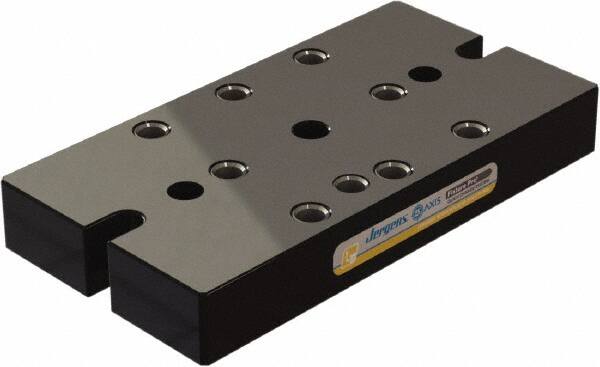 Jergens - 130mm Long x 250mm Wide x 35mm High Aluminum Fixture Plate - 35mm Plate Thickness - Benchmark Tooling