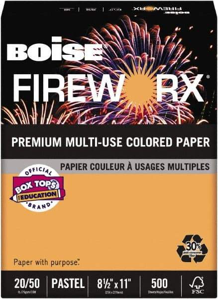 Boise - 8-1/2" x 11" Pumpkin Glow Colored Copy Paper - Use with Laser Printers, Copiers, Plain Paper Fax Machines, Multifunction Machines - Benchmark Tooling