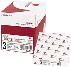 Nekoosa - 8-1/2" x 11" White, Canary & Pink Digital Carbonless Paper - Use with Laser Copiers, Laser Printers - Benchmark Tooling