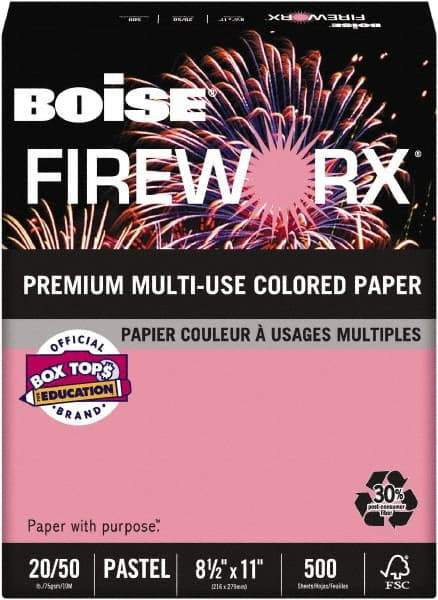 Boise - 8-1/2" x 11" Cherry Coiled Phone Cord - Use with Laser Printers, Copiers, Plain Paper Fax Machines, Multifunction Machines - Benchmark Tooling