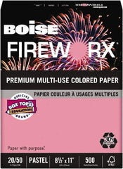 Boise - 8-1/2" x 11" Cherry Coiled Phone Cord - Use with Laser Printers, Copiers, Plain Paper Fax Machines, Multifunction Machines - Benchmark Tooling
