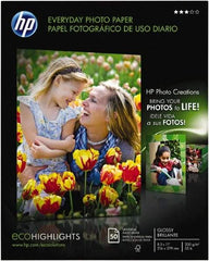 Hewlett-Packard - 8-1/2" x 11" Photo Paper - Use with Inkjet Printers - Benchmark Tooling