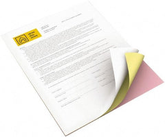 Xerox - 8-1/2" x 11" White, Canary & Pink Digital Carbonless Paper - Use with Laser Copiers, Laser Printers - Benchmark Tooling