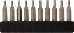 Wiha - 7/64" Hex Screwdriver Bit - 4mm Drive, 28mm OAL - Benchmark Tooling