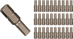 Wiha - 9/64" Hex Screwdriver Bit - 1/4" Drive, 25mm OAL - Benchmark Tooling