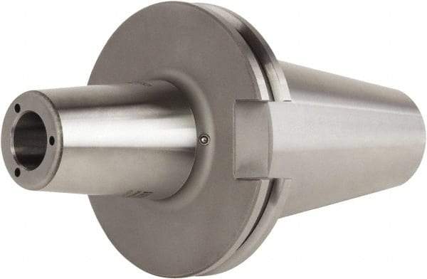 Lyndex - 3/8" Hole Diam, NCAT50 Flange Shrink Fit Tool Holder & Adapter - 3.15" Projection, 0.94" Nose Diam, 1.57" Clamping Depth, 15,000 RPM, Through Coolant - Exact Industrial Supply