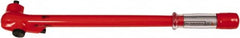 Wiha - 1/2" Drive Insulated Torque Wrench - 40 N/m to 220 N/m Torque, 21" OAL - Benchmark Tooling