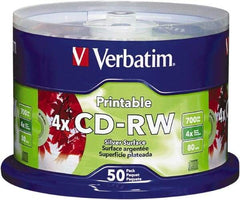 Verbatim - Silver CD-RW Discs - Use with CD, DVD Drives - Benchmark Tooling