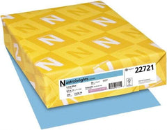 Neenah Paper - 8-1/2" x 11" Lunar Blue Colored Copy Paper - Use with Inkjet Printers, Laser Printers, Copiers - Benchmark Tooling