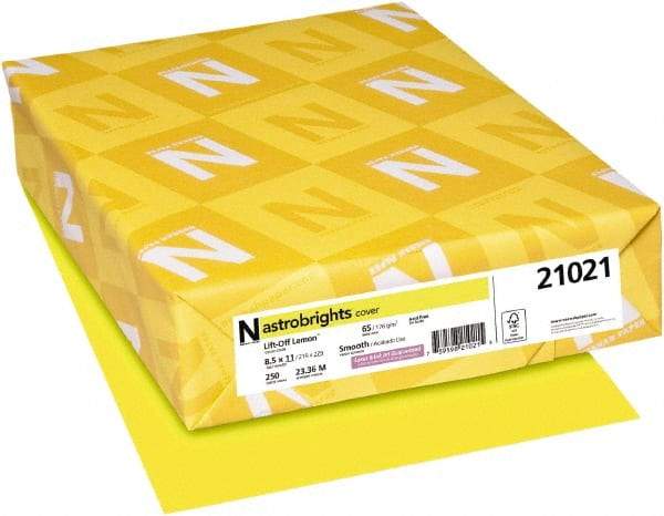 Neenah Paper - 8-1/2" x 11" Lift-Off Lemon Colored Copy Paper - Use with Inkjet Printers, Laser Printers, Copiers - Benchmark Tooling