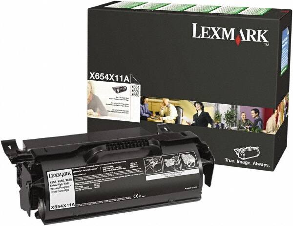 Lexmark - Black Toner Cartridge - Use with Lexmark X651de, X652de, X654de, X656de, X656dte, X658de, X658dfe, X658dme, X658dte, X658dtfe, X658dtme - Benchmark Tooling