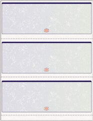 DocuGard - 8-1/2" x 11" Blue & Green Standard Security Check - Use with Inkjet Printers, Laser Printers - Benchmark Tooling