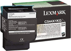 Lexmark - Black Toner Cartridge - Use with Lexmark C544dn, C544dtn, C544dw, C544n, X544dn, X544dtn, X544dw, X544n - Benchmark Tooling