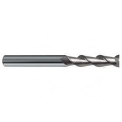 12mm Dia. - 150mm OAL - 45° Helix Bright Carbide End Mill - 2 FL - Benchmark Tooling