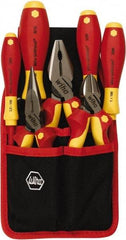 Wiha - 7 Piece Insulated Plier Set - Comes in Clamshell - Benchmark Tooling