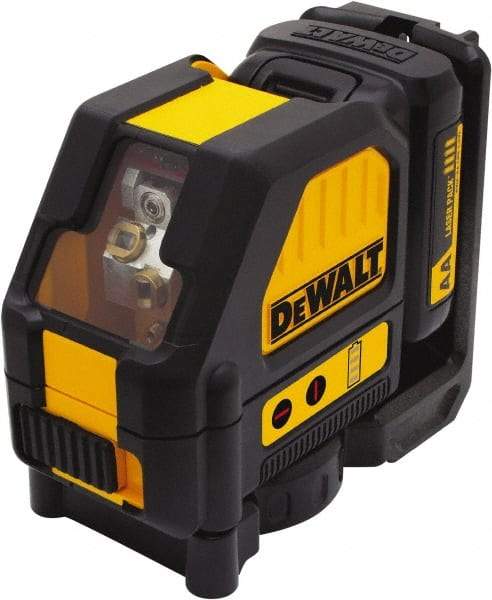 DeWALT - 2 Beam 165' Max Range Self Leveling Cross Line Laser - Red Beam, 1/8" at 30' Accuracy, 17-3/4" Long x 13" Wide x 6-1/8" High, Battery Included - Benchmark Tooling