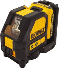 DeWALT - 2 Beam 165' Max Range Self Leveling Cross Line Laser - Green Beam, 1/8" at 30' Accuracy, 17-3/4" Long x 13" Wide x 6-1/8" High, Battery Included - Benchmark Tooling