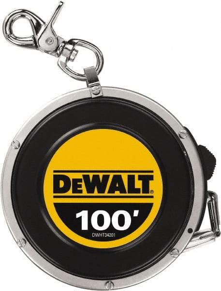 DeWALT - 100' x 3/8" Tape Measure - 1/8" Graduation - Benchmark Tooling