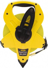 Stanley - 200' x 1/2" Tape Measure - 1/16" Graduation, Inch & Metric Graduation Style - Benchmark Tooling