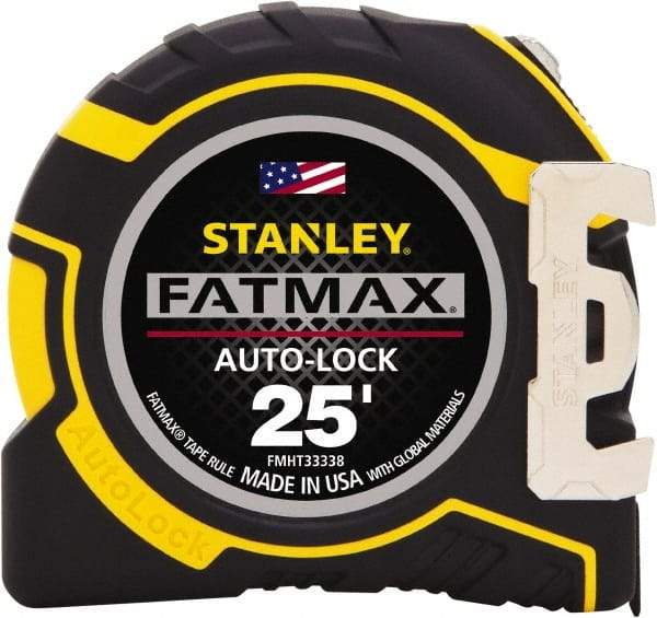 Stanley - 25' x 1-1/4" Tape Measure - 1/16" Graduation - Benchmark Tooling