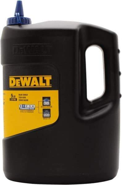 DeWALT - 5 Lb Container Chalk Refill - Blue - Benchmark Tooling