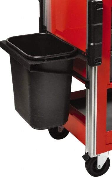 Proto - Tool Box Plastic Trash Can Holder - 19-1/2" Wide x 11-1/2" Deep x 7" High, Black, For JUC3743-3SG, JUC1834-SG-LK, JUC1834-5SG-SC - Benchmark Tooling