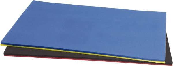 Proto - Tool Box Foam Foam Kit - 26-1/4" Wide x 39" Deep x 3/4" High, Black/Red, For All Tool Storage - Benchmark Tooling