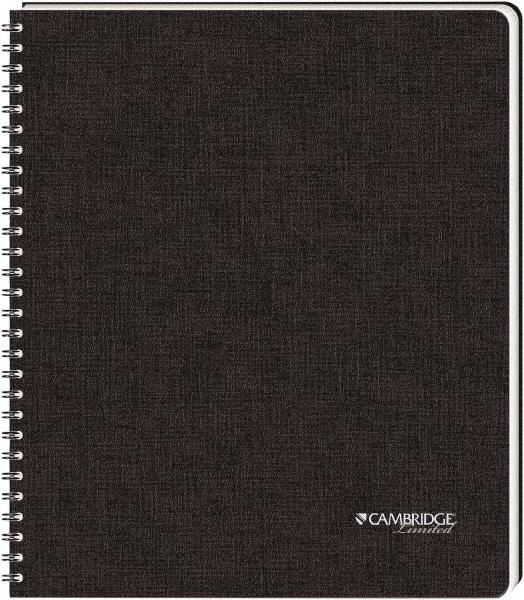 Cambridge Limited - 96 Sheet, 8-1/2 x 11", Legal (Style) Hardbound Notebook - Black - Benchmark Tooling