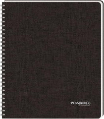 Cambridge Limited - 96 Sheet, 8-1/2 x 11", Legal (Style) Hardbound Notebook - Black - Benchmark Tooling