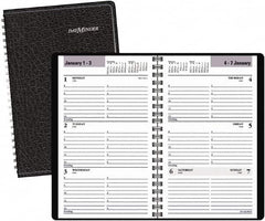 DayMinder - 26 Sheet, 4-7/8 x 8", Weekly Planner - Black - Benchmark Tooling