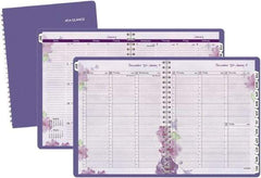 AT-A-GLANCE - 312 Sheet, 8-1/2 x 11", Weekly/Monthly Planner - Purple - Benchmark Tooling
