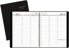 AT-A-GLANCE - 26 Sheet, 5-1/2 x 8-1/2", Accounting Book - Black - Benchmark Tooling