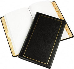 Wilson Jones - 250 Sheet, 12 x 27", Plain Minute Book - Black - Benchmark Tooling