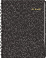 AT-A-GLANCE - 365 Sheet, 8-1/2 x 11", Appointment Book - Black - Benchmark Tooling