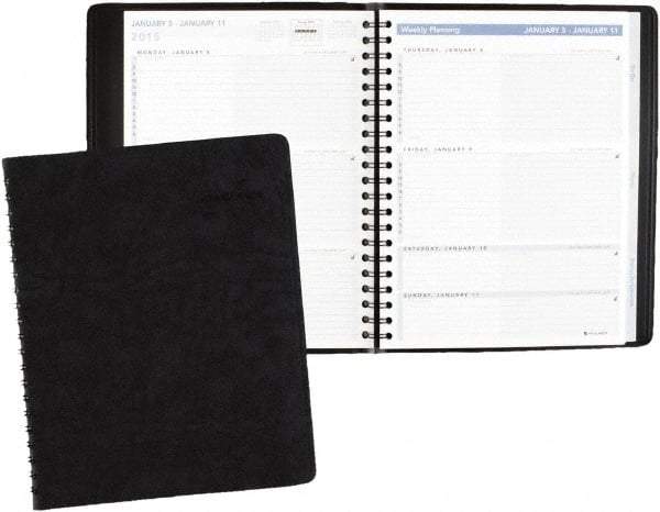 AT-A-GLANCE - 26 Sheet, 8-1/4 x 10-7/8", Appointment Book - Black - Benchmark Tooling