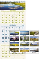 AT-A-GLANCE - 12 Sheet, 12 x 27", Wall Calendar - Benchmark Tooling
