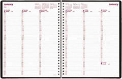 Brownline - 26 Sheet, 3-1/4 x 6-1/4", Weekly Planner - Black - Benchmark Tooling