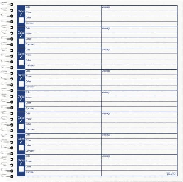 TOPS - 800 Sheet, 15-1/2 x 22-3/4", Log Book - White - Benchmark Tooling