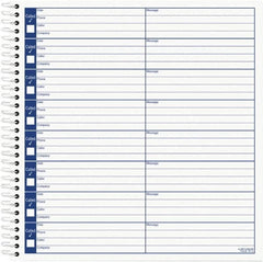 TOPS - 800 Sheet, 15-1/2 x 22-3/4", Log Book - White - Benchmark Tooling